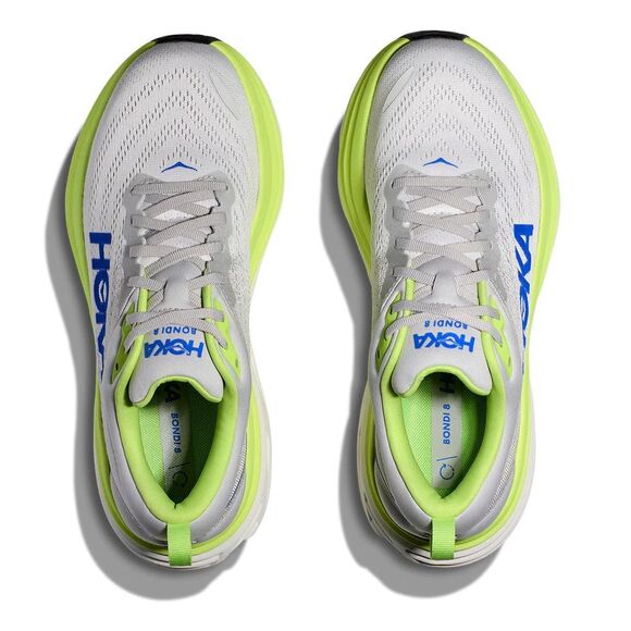 Hoka One One Men\'s Bondi 8 Athletic Running Sneakers STARDUST LETTUCE 10.5 NWOB main image 7
